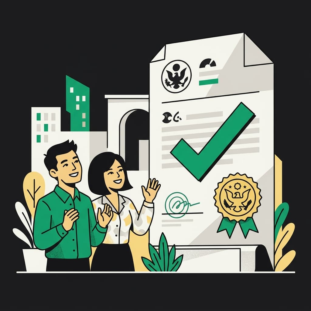 Giai đoạn Sở Di Trú Mỹ (USCIS Approved)